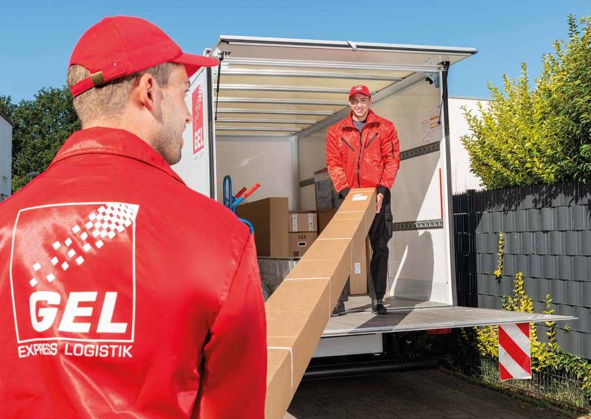 GEL Zustellung sperriger XXL-Ware beim Privatempfänger